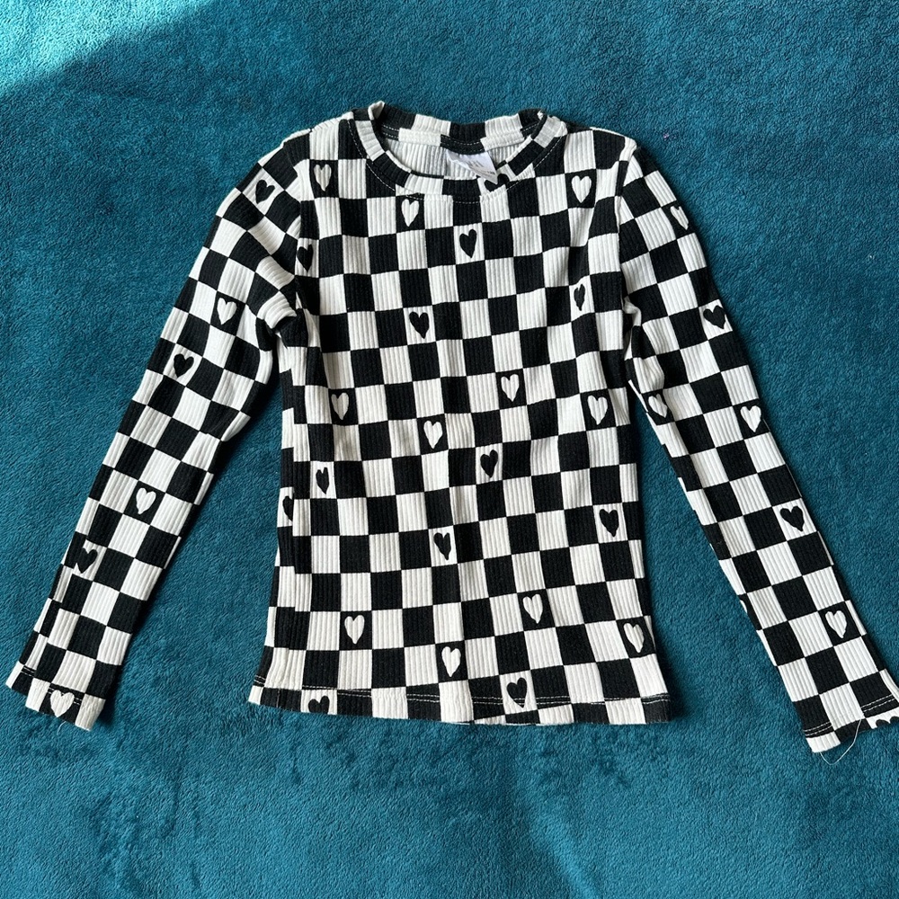 Girls check shirt